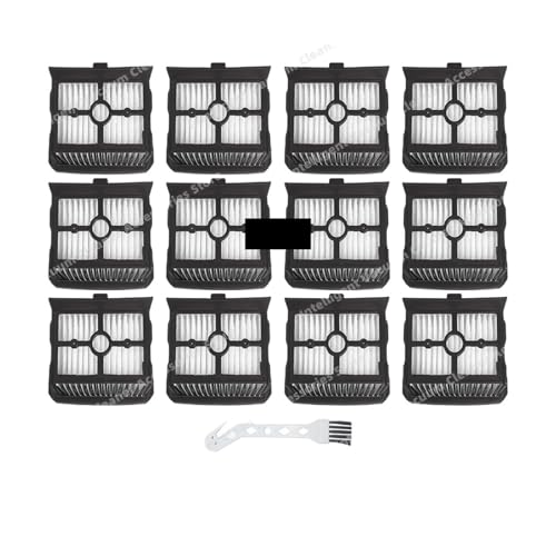 Roller Pinsel Filter Zubehör, Kompatibel For Narwal,S20 Pro Staubsauger Ersatz Teile Zubehör(12 Filter) von KADILRTV