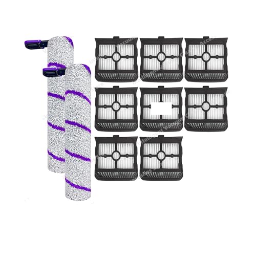 Roller Pinsel Filter Zubehör, Kompatibel For Narwal,S20 Pro Staubsauger Ersatz Teile Zubehör(2+8pcs) von KADILRTV