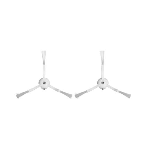 Seitenbürstenersatz, Kompatibel Mit Roborock, S6/ S5 Max / S6 Pure / S7 / Q7 Max/Max+ / T8 Roboterstaubsauger-Ersatzteilzubehör(3 Angle - white) von KADILRTV