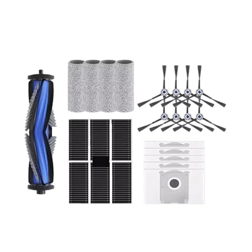 Seitenbürstenfilter, Lappen, Staubbeutel, Ersatzteile, Kompatibel Mit Ecovacs, X8 Pro Omni T80, Hauptstaubsaugerzubehör(F) von KADILRTV