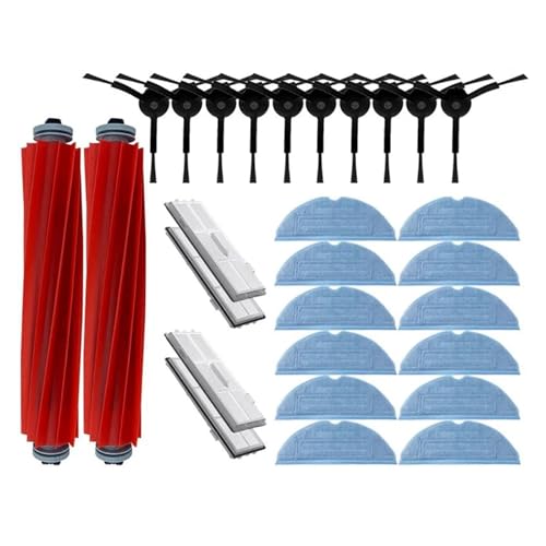 Staubsauger-Ersatzteile, Kompatibel Mit Roborock, S7 S70 S7Max T7S T7S Plus, Hauptbürstenfilter, Wischpad-Zubehör(C) von KADILRTV