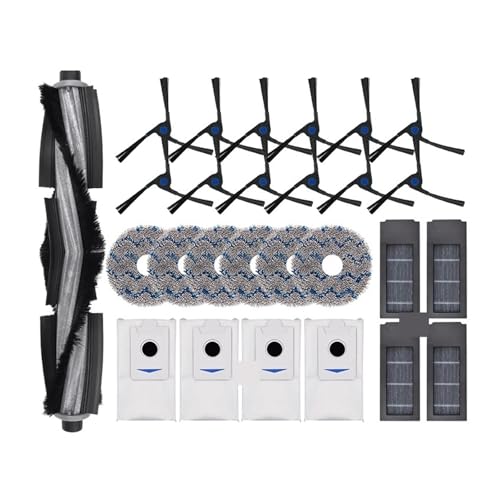 Staubsaugerteile, Rollen-Hauptseitenbürste, Kompatibel Mit Ecovacs, Deebot X2 Omni / X2 Pro / X2 Roboterfilter, Wischtuch, Staubbeutel, Zubehör(N) von KADILRTV