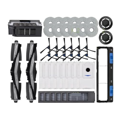 Staubsaugerteile, Rollen-Hauptseitenbürste, Kompatibel Mit Ecovacs, Deebot X2 Omni / X2 Pro / X2 Roboterfilter, Wischtuch, Staubbeutel, Zubehör(S) von KADILRTV