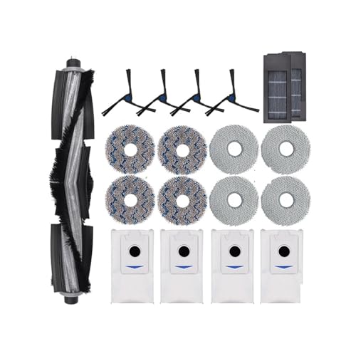 Staubsaugerteile, Rollen-Hauptseitenbürste, Kompatibel Mit Ecovacs, Deebot X2 Omni / X2 Pro / X2 Roboterfilter, Wischtuch, Staubbeutel, Zubehör(U) von KADILRTV