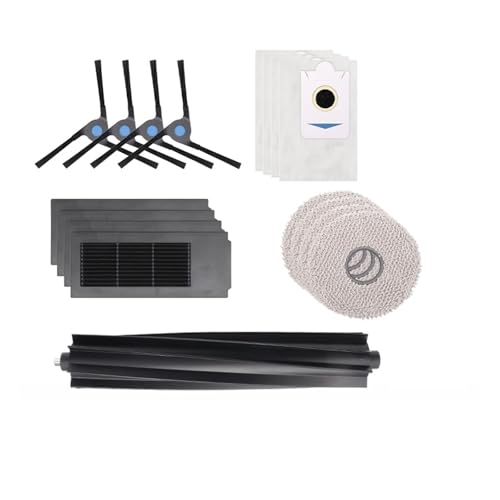 Walze, Hauptseitenbürste, Filter, Wischtuch, Staubbeutelteile, Kompatibel Mit Ecovacs, Kompatibel Mit Deebot, X2 Omni / X2 Pro / X2 Roboterstaubsaugerzubehör(J) von KADILRTV