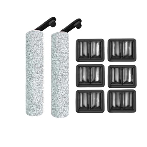 Weiche Bürste Ersatzteile Nass Trocken Roller Filter Zubehör, Kompatibel For Dreame, H12 Pro / H12 Plus/H13 Pro Plus Mix/M13 BETA(2+6pcs) von KADILRTV