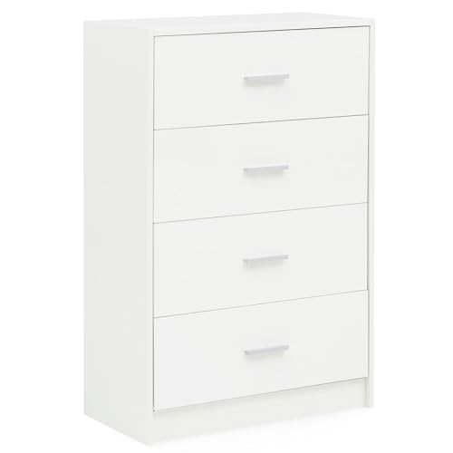 Design Sideboard WL5.864 Weiß Hochglanz 60x90x30 cm Anrichte Holz Modern | Schmale Schubladenkommode Esszimmer | Kleiner Allzweckschrank Flur | Wäschekommode Schlafzimmer von KADIMA DESIGN