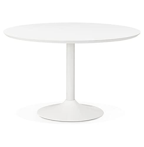 KADIMA DESIGN BÜRO 120 Tisch Esszimmer Küchentisch Wood Holz Weiß (White) 120 x 120 x 77,5 von KADIMA DESIGN