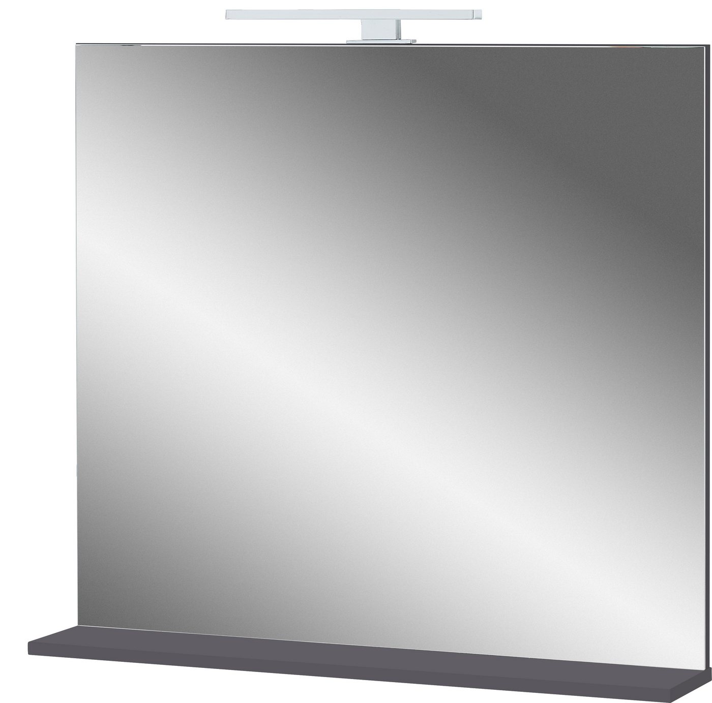 KADIMA DESIGN Badezimmerspiegelschrank LEINE, INDE Spiegel Badspiegel Grau 76 x 75 x 15 von KADIMA DESIGN