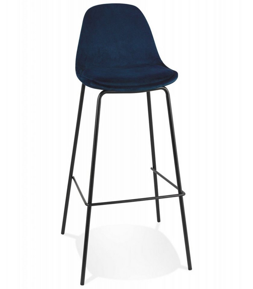 KADIMA DESIGN Barhocker Barhocker Samt Metall Hochstuhl mit Fußstütze (75 cm Sitzhöhe 41x41x99 cm FENTON Kollektion), Barstuhl mit Rückenlehne für Theke Moderner Stil KADIMA DESIGN Barhocker Barhocker Samt Metall Hochstuhl mit Fußstütze (75 cm Sitzhöhe 41x41x99 cm FENTON Kollektion), Barstuhl mit Rückenlehne für Theke Moderner Stil von KADIMA DESIGN