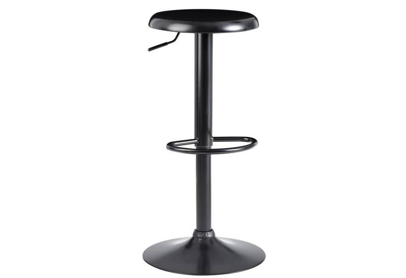 KADIMA DESIGN Barhocker Barhocker Schwarz Hocker ohne Lehne 58 - 79 cm Barstuhl (Design Tresenhocker Drehbar Bistrohocker), Küchenhocker Metall 100kg von KADIMA DESIGN