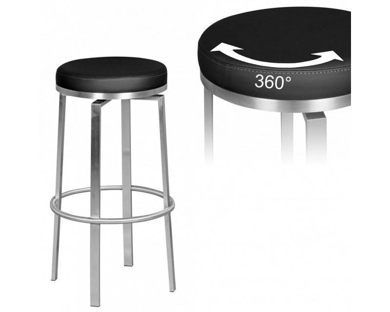 KADIMA DESIGN Barhocker Tresenhocker, modern & schlicht, gepolsterte Sitzfläche, drehbar, Drehbar von KADIMA DESIGN