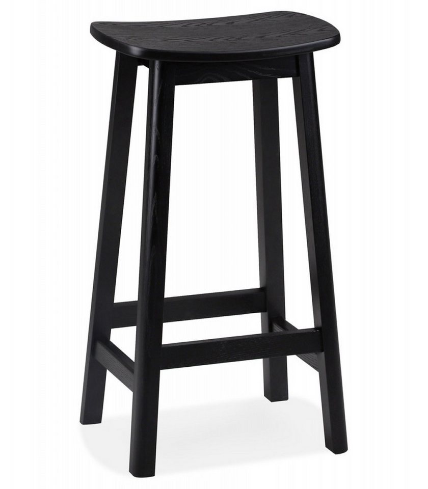 KADIMA DESIGN Barhocker Hochstuhl und Küchenhocker aus Eschenholz in Schwarz 41x32x66 cm (Barstuhl für Theke und Esstisch Kadima Design Kollektion), Mittelhoher Snackhocker DUMAS MINI mit Fußstütze Industrieller Stil KADIMA DESIGN Barhocker Hochstuhl und Küchenhocker aus Eschenholz in Schwarz 41x32x66 cm (Barstuhl für Theke und Esstisch Kadima Design Kollektion), Mittelhoher Snackhocker DUMAS MINI mit Fußstütze Industrieller Stil von KADIMA DESIGN