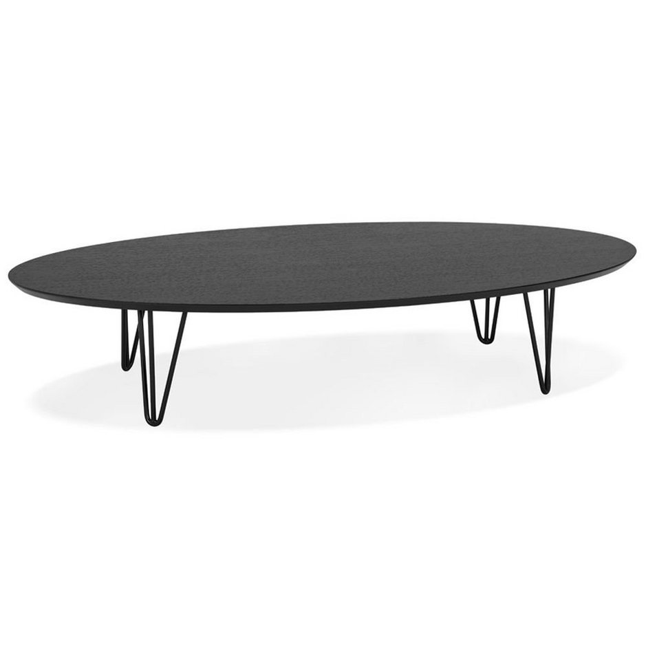 KADIMA DESIGN Beistelltisch MERKUR Couchtisch Holz Schwarz (black) 80 x von KADIMA DESIGN