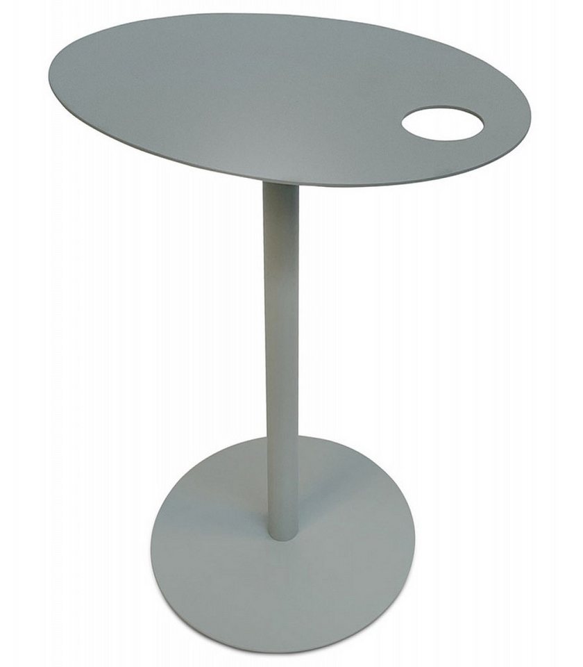 KADIMA DESIGN Beistelltisch Beistelltisch Metall Oval Grau Wohnzimmer Tisch Industrial (42x31x45 cm Kadima Design), Sofatisch mit Perforation Modernes Design KADIMA DESIGN Beistelltisch Beistelltisch Metall Oval Grau Wohnzimmer Tisch Industrial (42x31x45 cm Kadima Design), Sofatisch mit Perforation Modernes Design von KADIMA DESIGN
