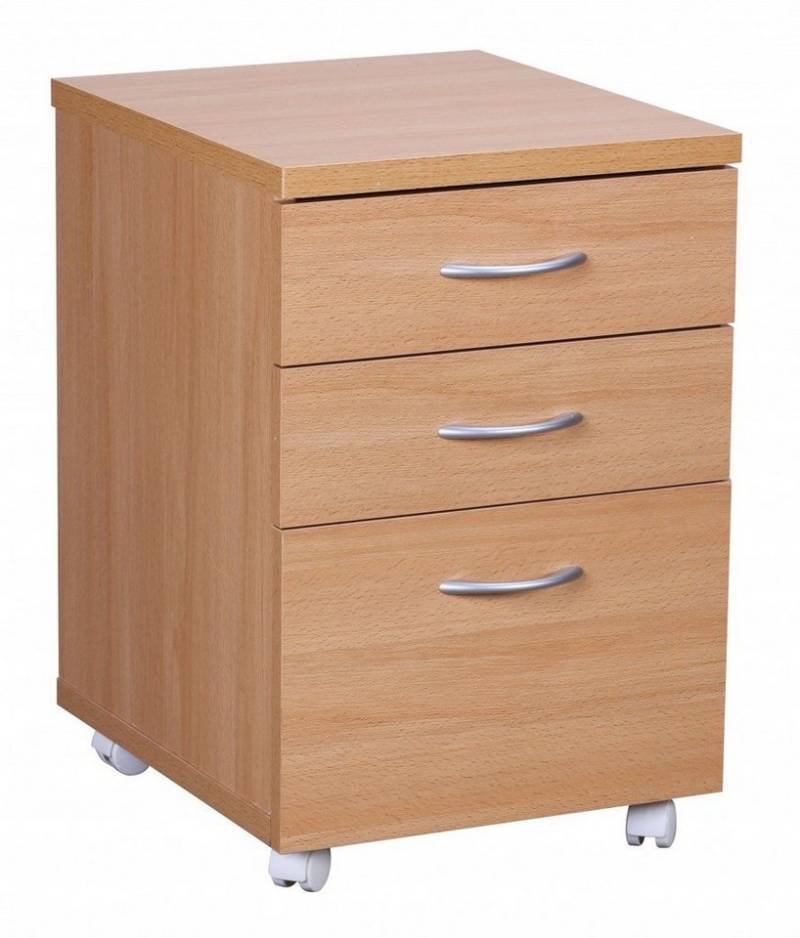 KADIMA DESIGN Rollcontainer Buche Aktenschrank, Ordnung für Ihren Arbeitsbereich von KADIMA DESIGN