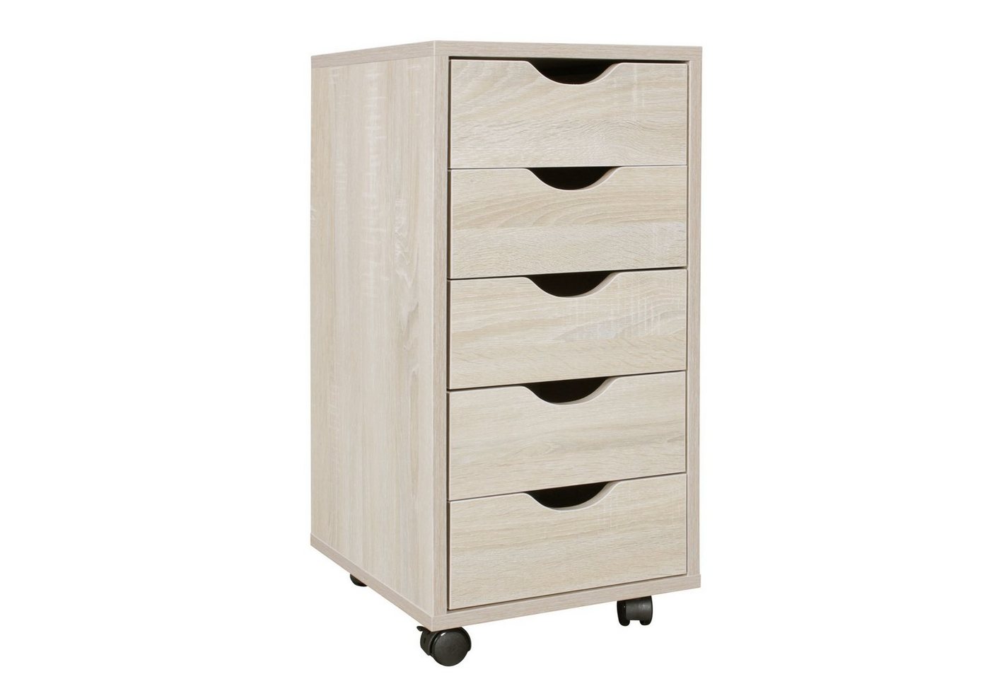 KADIMA DESIGN Rollcontainer Bürocontainer, Stilvoller MDF-Holz Stauraum für Büro & Wohnzimmer von KADIMA DESIGN