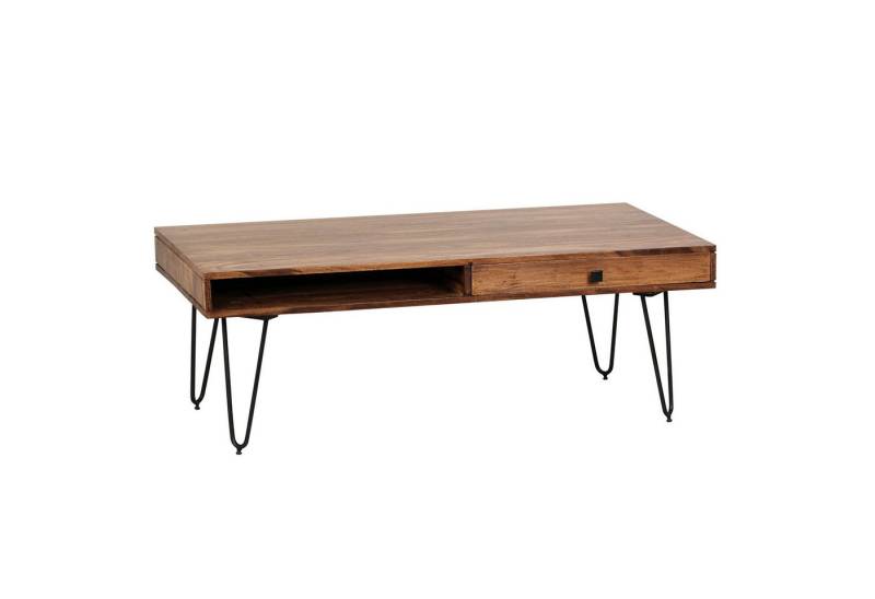 KADIMA DESIGN Couchtisch Couchtisch BAGLI Massiv-Holz 110 cm breit Wohnzimmer-Tisch Design, Design Metallbeine Landhaus-Stil Beistelltisch KADIMA DESIGN Couchtisch Couchtisch BAGLI Massiv-Holz 110 cm breit Wohnzimmer-Tisch Design, Design Metallbeine Landhaus-Stil Beistelltisch von KADIMA DESIGN