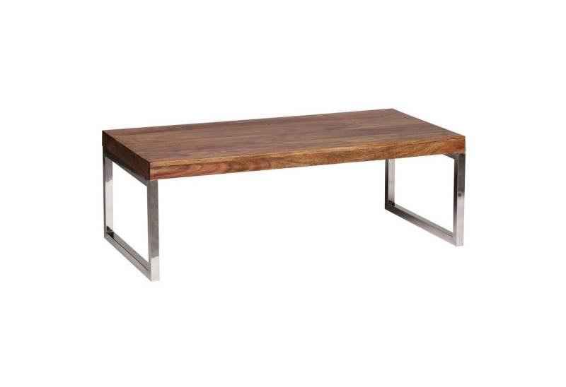 KADIMA DESIGN Couchtisch Handgefertigter Massivholz-Kaffeetisch ISEN mit Chrom Standfüßen KADIMA DESIGN Couchtisch Handgefertigter Massivholz-Kaffeetisch ISEN mit Chrom Standfüßen von KADIMA DESIGN