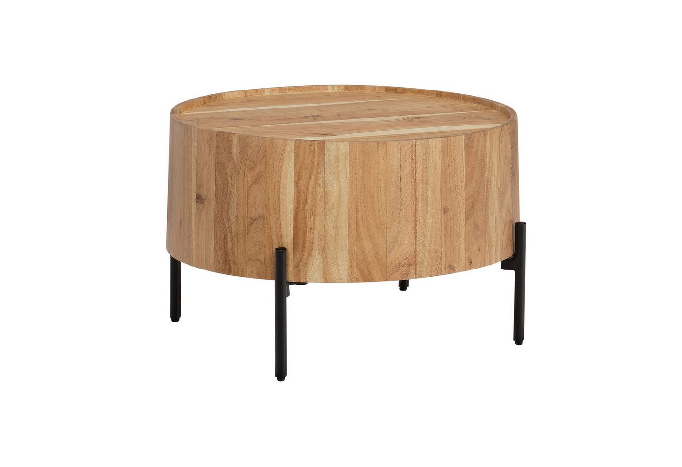 Wohnling Couchtisch Couchtisch Akazie Massivholz 60x60x41 cm Rund mit Metallgestell, (Kleiner Sofatisch Modern, Wohnzimmertisch Couch, Kaffeetisch Braun), Kleiner Sofatisch Modern, Wohnzimmertisch Couch, Kaffeetisch Braun / Wohnling Couchtisch Couchtisch Akazie Massivholz 60x60x41 cm Rund mit Metallgestell, (Kleiner Sofatisch Modern, Wohnzimmertisch Couch, Kaffeetisch Braun), Kleiner Sofatisch Modern, Wohnzimmertisch Couch, Kaffeetisch Braun / von Wohnling