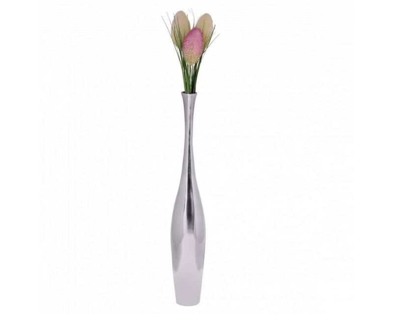 KADIMA DESIGN Dekovase Aluminium Blumenvase, silber, modernes Design für Einzelblumen von KADIMA DESIGN