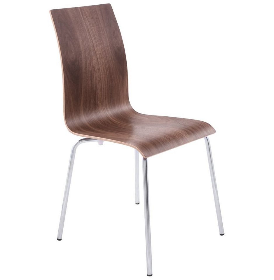 KADIMA DESIGN Esszimmerstuhl CLAssIC -Stuhl (nicht stapelbar) Holz Braun von KADIMA DESIGN