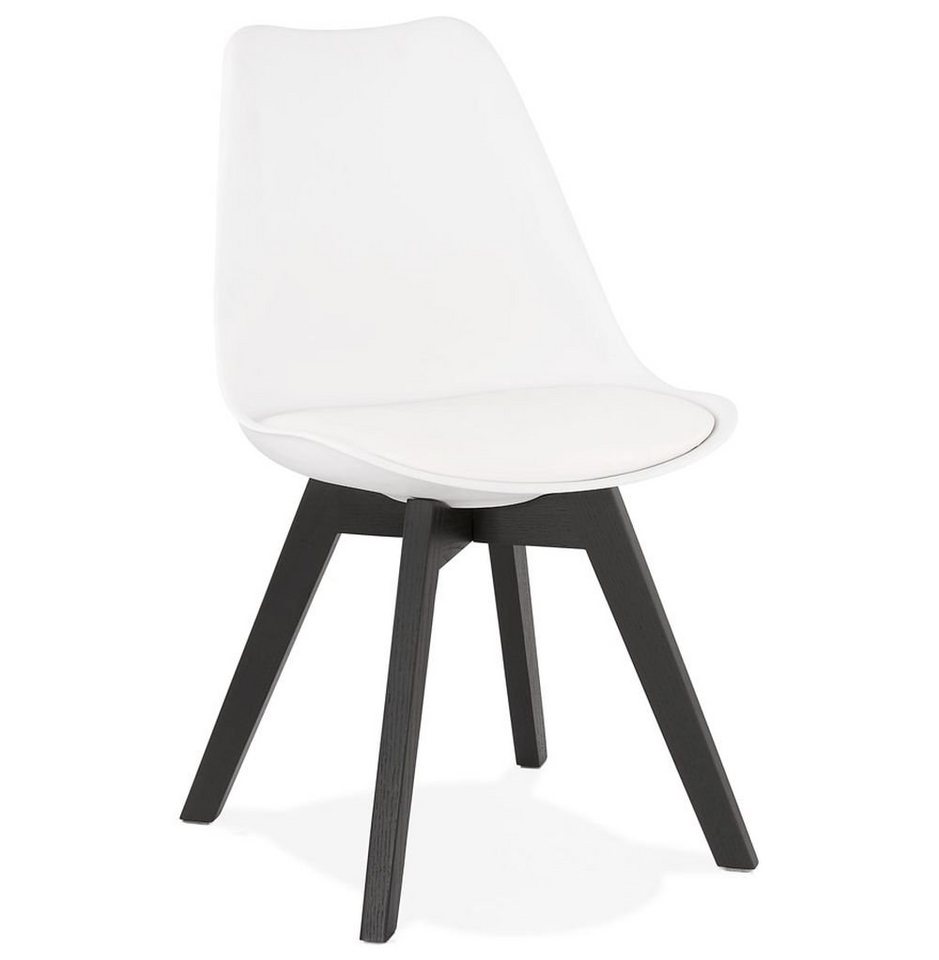 KADIMA DESIGN Esszimmerstuhl JOLIE Skandinavisch Stuhl Plastic Polym Weiss von KADIMA DESIGN