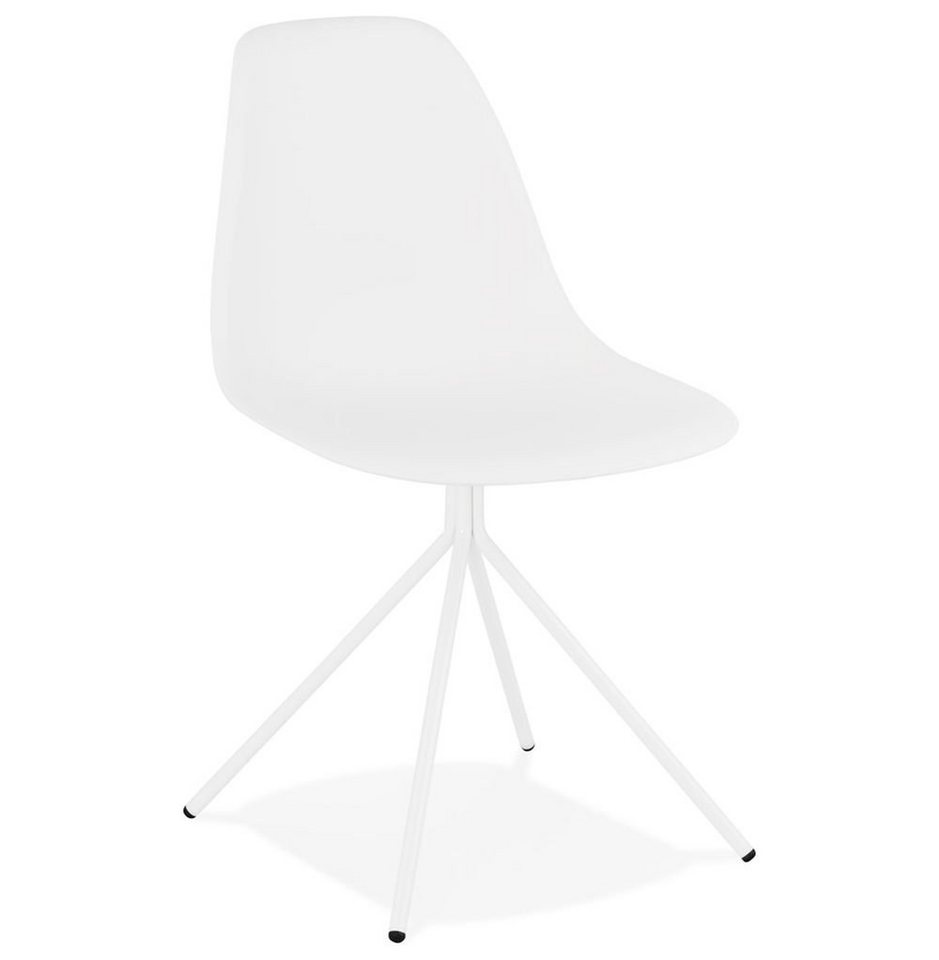 KADIMA DESIGN Esszimmerstuhl VIKTORIA Stuhl Plastic Polym Weiss (white) 46 x 50 von KADIMA DESIGN