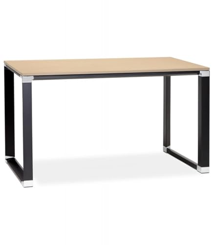 Schreibtisch Holz Metall | Bürotisch mit Regal | Designer Arbeitstisch in minimalistischem X-Line Design | Modern Industrial | 140x70x74 cm | Kadima Kollektion Schreibtisch Holz Metall | Bürotisch mit Regal | Designer Arbeitstisch in minimalistischem X-Line Design | Modern Industrial | 140x70x74 cm | Kadima Kollektion von KADIMA DESIGN