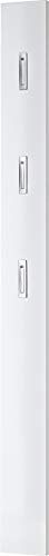 KADIMA DESIGN ISAR Wandpaneel Garderobenpaneel Wandgarderobe für Flur Weiß 15 x 170 x 3 von KADIMA DESIGN