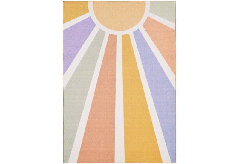 KADIMA DESIGN Kinderteppich Flachgewebe Sonnenstrahlen Antirutsch Spielzimmer Teppich Kinder, Läufer, Höhe: 8 mm, Handwäsche, Rücken aus Latex, Gekettelt, 80x120cm KADIMA DESIGN Kinderteppich Flachgewebe Sonnenstrahlen Antirutsch Spielzimmer Teppich Kinder, Läufer, Höhe: 8 mm, Handwäsche, Rücken aus Latex, Gekettelt, 80x120cm von KADIMA DESIGN