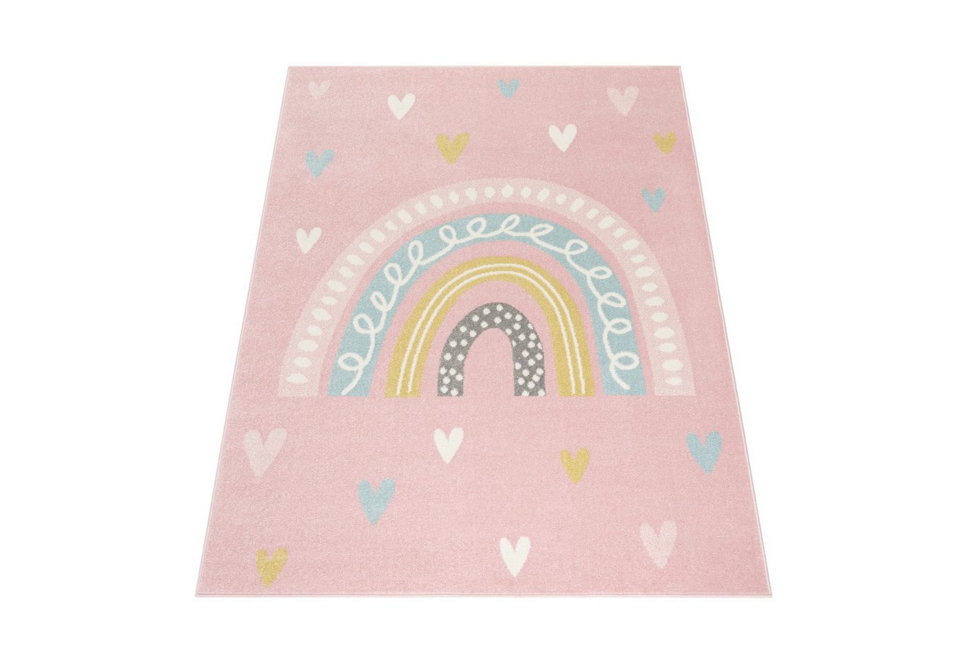 KADIMA DESIGN Kinderteppich Regenbogen Kinderzimmer schmutzabweisend Teppich Kinder, Läufer, Höhe: 13 mm, Florhöhe: 9 mm, Polypropylen, Läufer, 80x150, Rosa KADIMA DESIGN Kinderteppich Regenbogen Kinderzimmer schmutzabweisend Teppich Kinder, Läufer, Höhe: 13 mm, Florhöhe: 9 mm, Polypropylen, Läufer, 80x150, Rosa von KADIMA DESIGN