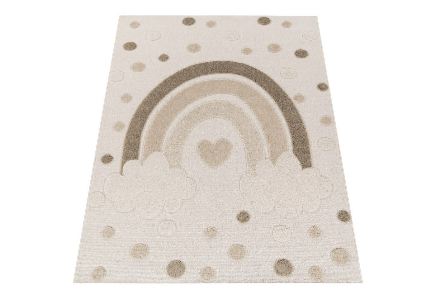 KADIMA DESIGN Kinderteppich Regenbogen Kinderzimmer schmutzabweisend Teppich Kinder, Läufer, Höhe: 21 mm, Florhöhe: 17 mm, 100% Polyester, Läufer, 80x150cm, Sand KADIMA DESIGN Kinderteppich Regenbogen Kinderzimmer schmutzabweisend Teppich Kinder, Läufer, Höhe: 21 mm, Florhöhe: 17 mm, 100% Polyester, Läufer, 80x150cm, Sand von KADIMA DESIGN