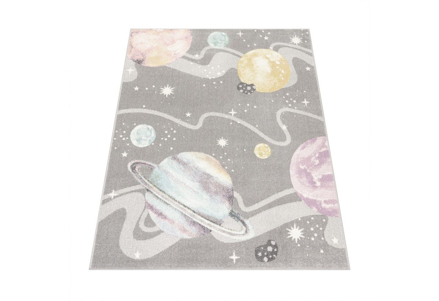 KADIMA DESIGN Kinderteppich Weltraum Kinderzimmer schmutzabweisend Teppich Kinder, Läufer, Höhe: 13 mm, Florhöhe: 9 mm, Polypropylen, Läufer, 80x150, Grau KADIMA DESIGN Kinderteppich Weltraum Kinderzimmer schmutzabweisend Teppich Kinder, Läufer, Höhe: 13 mm, Florhöhe: 9 mm, Polypropylen, Läufer, 80x150, Grau von KADIMA DESIGN
