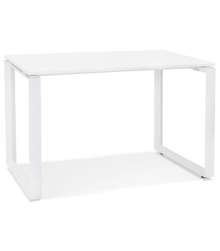 KADIMA DESIGN Schreibtisch BAKUS aus Holz und Metall | Bürotisch mit Designer Optik | Arbeitstisch mit kompakter Arbeitsfläche | Modern Minimalistisch | 120x60x74,8 cm | Weiß KADIMA DESIGN Schreibtisch BAKUS aus Holz und Metall | Bürotisch mit Designer Optik | Arbeitstisch mit kompakter Arbeitsfläche | Modern Minimalistisch | 120x60x74,8 cm | Weiß von KADIMA DESIGN
