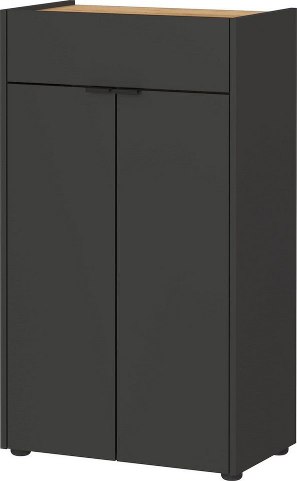 KADIMA DESIGN Kommode Kratzfeste Kommode in Navarra-Eiche mit Schublade, 60x34x98 - AVIS von KADIMA DESIGN