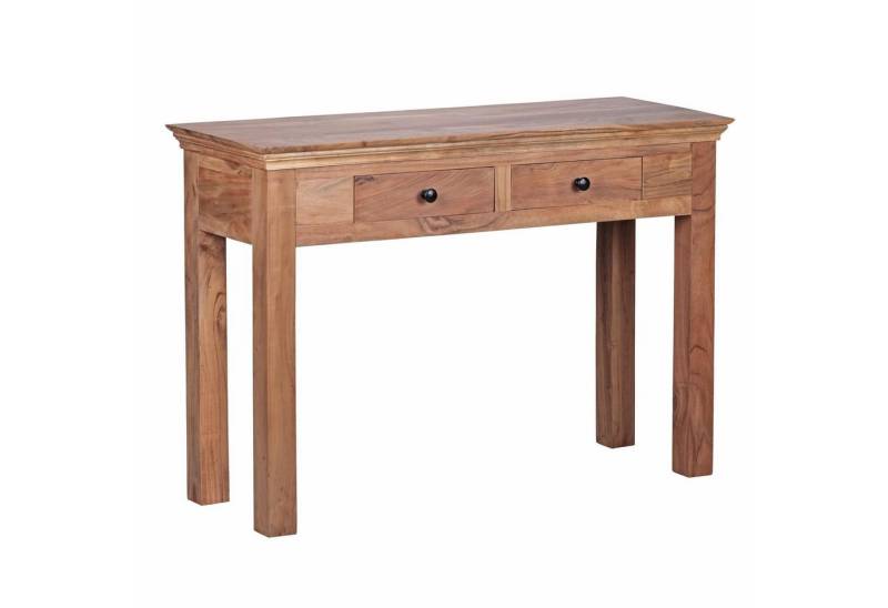 KADIMA DESIGN Konsolentisch Platzsparende Konsole in Landhausstil, Akazienholz von KADIMA DESIGN