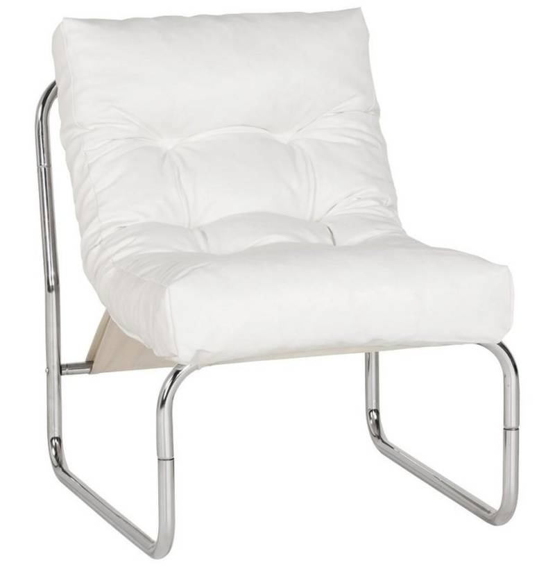 KADIMA DESIGN Loungesessel Lounge Clubsessel, Chromkufen, Retro Relax Sessel, Modular verbindbar, Clip-System für Reihenbestuhlung, ergonomische Premium-Polsterung von KADIMA DESIGN