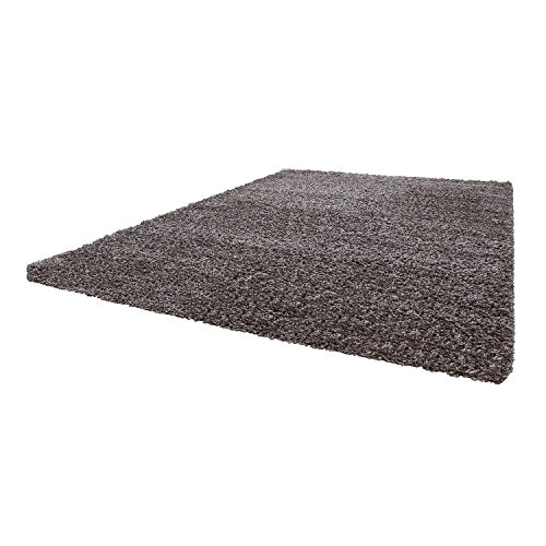 KADIMA DESIGN Moderner Designer Teppich Shaggy Life Taupe 120 X 170 von KADIMA DESIGN
