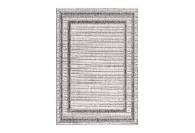 KADIMA DESIGN Outdoorteppich Flachgewebe Bordüre Polypropylen Balkon Teppich Outdoor, Läufer, Höhe: 7 mm, Handwäsche, Rücken aus Polypropylen, Gekettelt, 60x100cm von KADIMA DESIGN