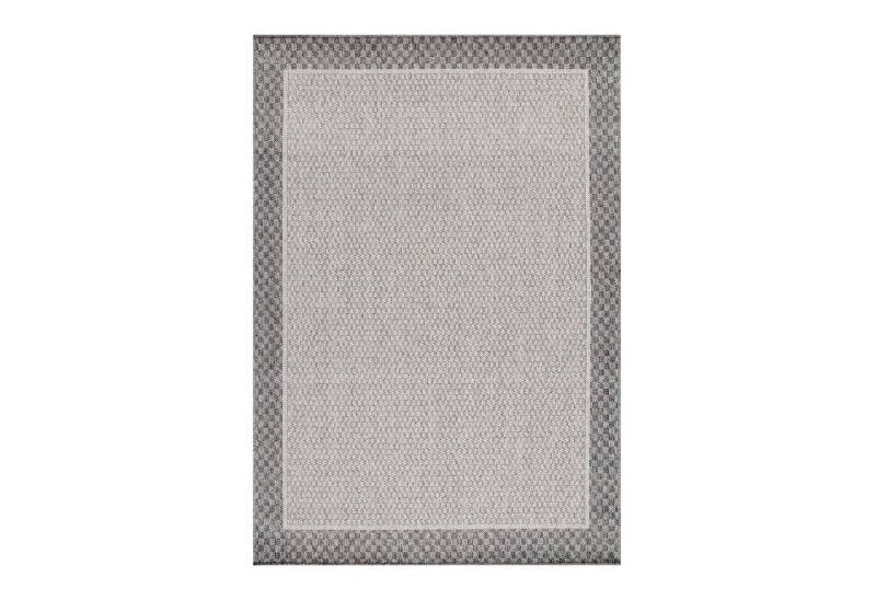 KADIMA DESIGN Outdoorteppich Flachgewebe Bordüre Polypropylen Balkon Teppich Outdoor, Läufer, Höhe: 7 mm, Handwäsche, Rücken aus Polypropylen, Gekettelt, 60x100cm von KADIMA DESIGN
