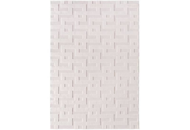 KADIMA DESIGN Outdoorteppich Kurzflor 3D-Look Polypropylen Terrasse Teppich In-/Outdoor Küche, Läufer, Höhe: 4 mm, Handwäsche, Rücken aus Polypropylen, Gekettelt, 80x150cm von KADIMA DESIGN