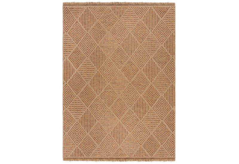 KADIMA DESIGN Outdoorteppich Rauten Natural Balkon schmutzabweisend Outdoor Teppich 120x170, Rechteckig, Höhe: 0 mm, Natur-Terrakotta, 100% Polypropylen, Flachgewebe KADIMA DESIGN Outdoorteppich Rauten Natural Balkon schmutzabweisend Outdoor Teppich 120x170, Rechteckig, Höhe: 0 mm, Natur-Terrakotta, 100% Polypropylen, Flachgewebe von KADIMA DESIGN