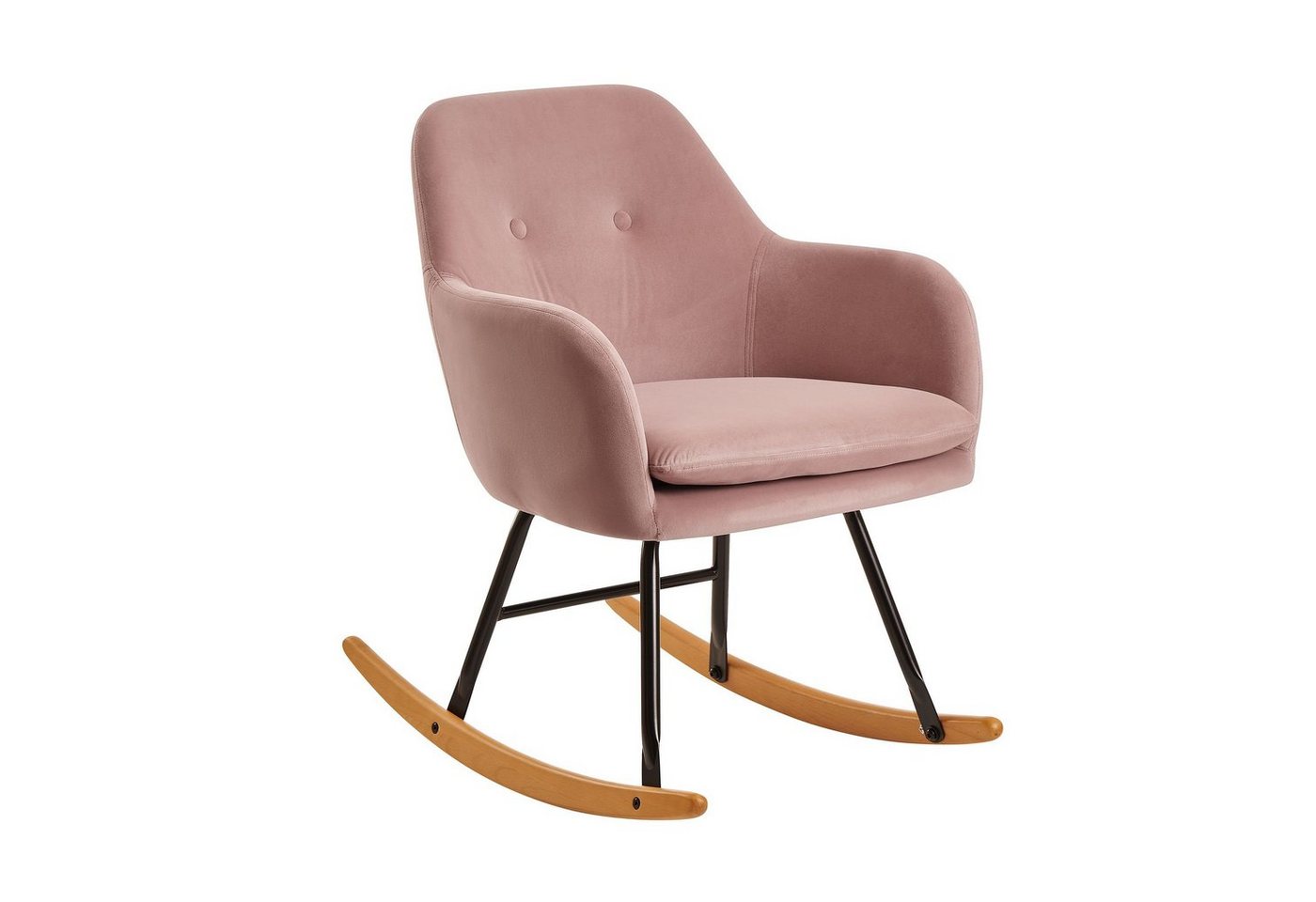 KADIMA DESIGN Schaukelstuhl Gemütlicher Stuhl: Skandinavisches Design, kompakte Größe von KADIMA DESIGN