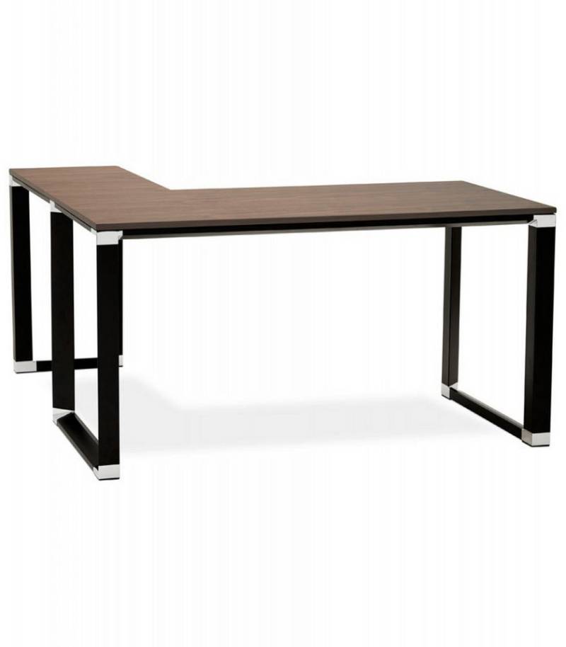 KADIMA DESIGN Schreibtisch Eckbüro Schreibtisch aus Holz und Metall Modernes Design (Designer Arbeitstisch mit großzügiger Arbeitsfläche XLINE Kollektion), Eckschreibtisch mit Winkelausrichtung 170x160x74 cm von KADIMA DESIGN