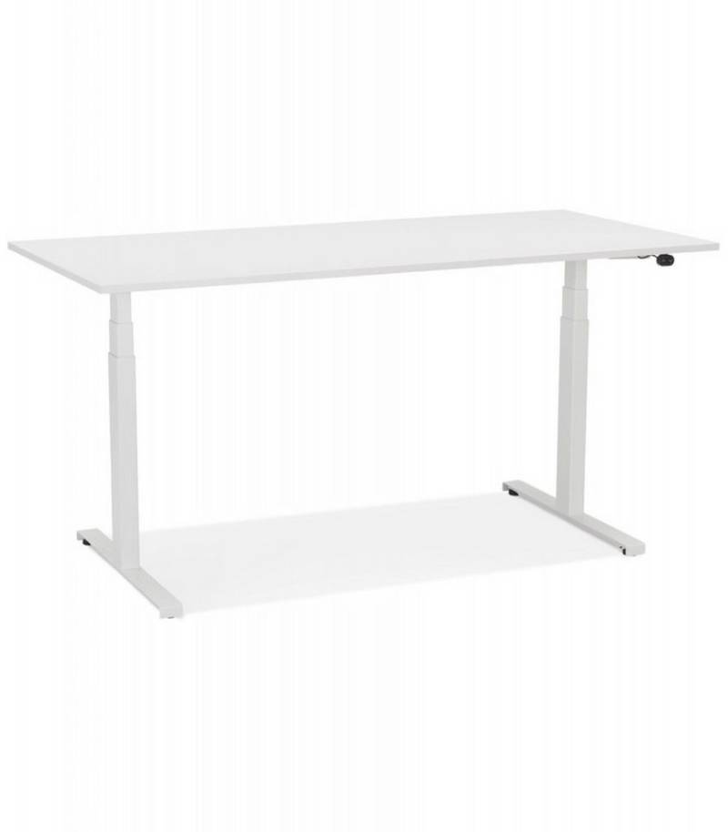 KADIMA DESIGN Schreibtisch Elektrisch Höhenverstellbarer Schreibtisch aus Holz Metall (Ergonomischer Arbeitstisch mit Präziser Einstellung Home Office), Sitz Steh Tisch mit Digitaler Steuerung Modern Elegant 160x80x127 von KADIMA DESIGN