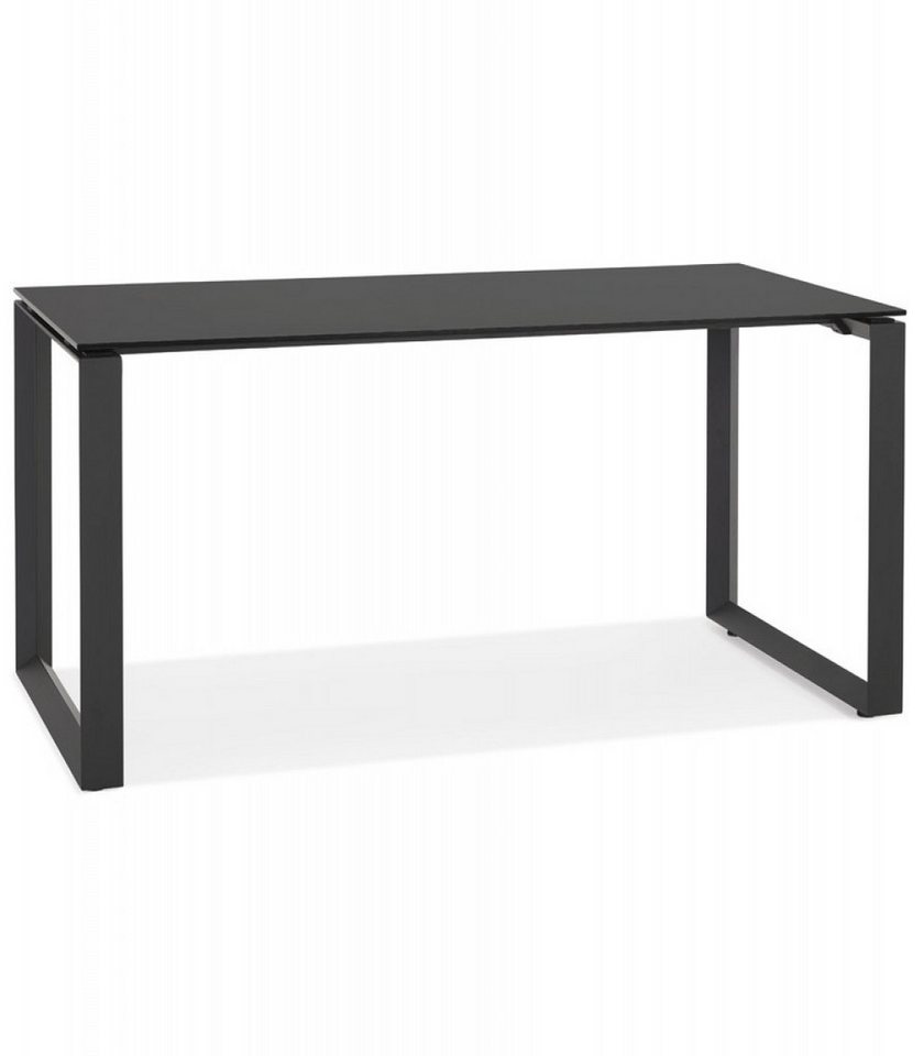 KADIMA DESIGN Schreibtisch Gerader Schreibtisch mit Hartglas Tischplatte Metall Gestell (Moderner Computer Tisch Arbeitszimmer 160x80x74,2 cm BAKUS), Design Bürotisch Arbeitsfläche Minimalistischer Stil KADIMA DESIGN Schreibtisch Gerader Schreibtisch mit Hartglas Tischplatte Metall Gestell (Moderner Computer Tisch Arbeitszimmer 160x80x74,2 cm BAKUS), Design Bürotisch Arbeitsfläche Minimalistischer Stil von KADIMA DESIGN
