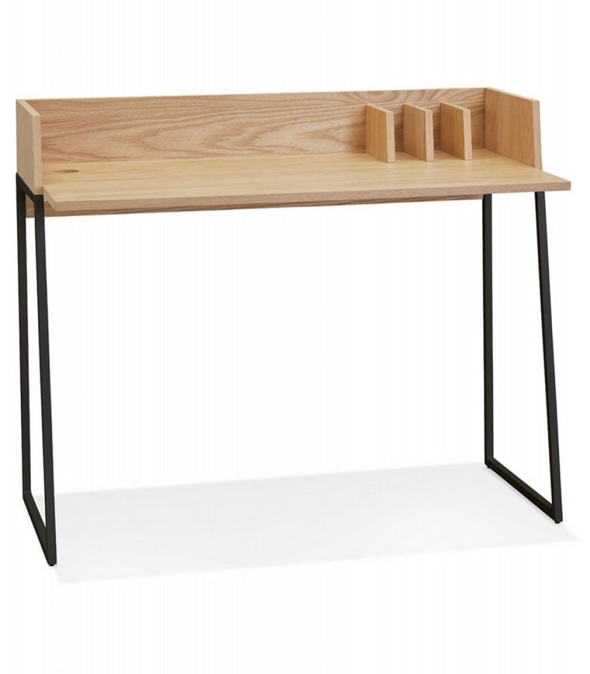 KADIMA DESIGN Schreibtisch Schreibtisch SALMON aus Holz und Metall Moderner Stil (Gerader Bürotisch mit geräumiger Arbeitsfläche), Designer Arbeitstisch mit Kabeldurchführung 120x62x89 cm KADIMA DESIGN Schreibtisch Schreibtisch SALMON aus Holz und Metall Moderner Stil (Gerader Bürotisch mit geräumiger Arbeitsfläche), Designer Arbeitstisch mit Kabeldurchführung 120x62x89 cm von KADIMA DESIGN