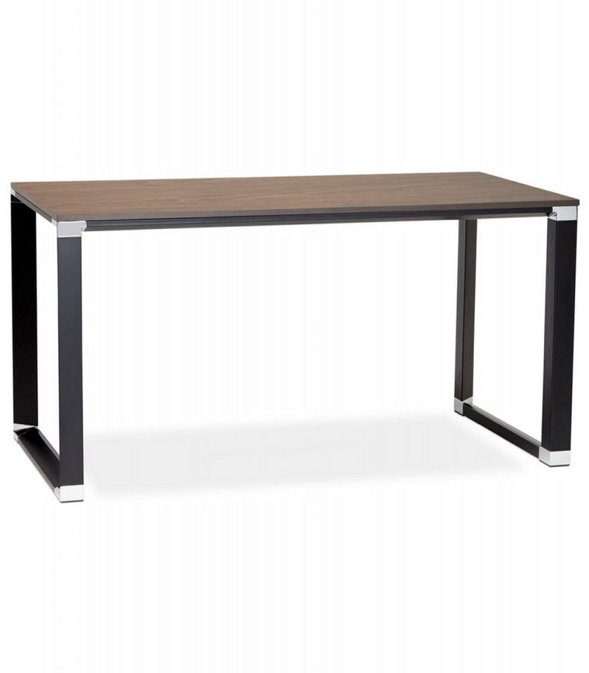 KADIMA DESIGN Schreibtisch Schreibtisch aus Holz und Metall Modern Geradlinig (Designer Arbeitstisch im Industrie-Look XLINE Kollektion), Bürotisch mit Walnuss-Finish und Stahlakzenten 160x80x74 cm KADIMA DESIGN Schreibtisch Schreibtisch aus Holz und Metall Modern Geradlinig (Designer Arbeitstisch im Industrie-Look XLINE Kollektion), Bürotisch mit Walnuss-Finish und Stahlakzenten 160x80x74 cm von KADIMA DESIGN