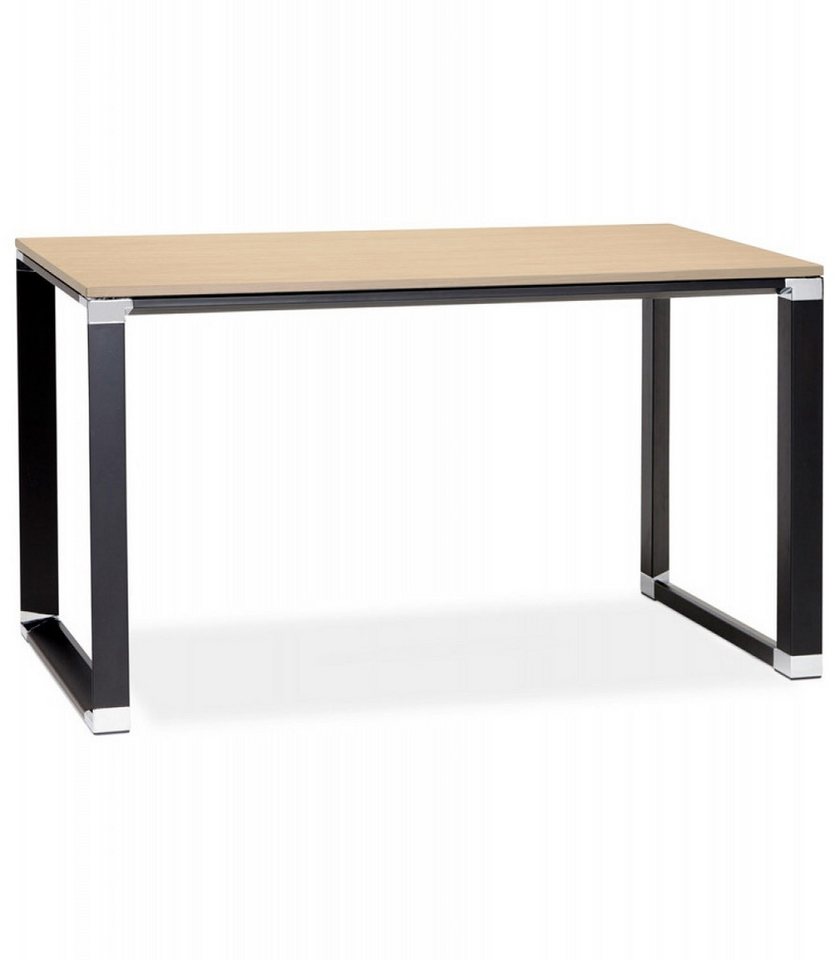 KADIMA DESIGN Schreibtisch Schreibtisch Holz Metall Modern Industrial (Designer Arbeitstisch in minimalistischem X-Line Design), Bürotisch mit Regal 140x70x74 cm KADIMA DESIGN Schreibtisch Schreibtisch Holz Metall Modern Industrial (Designer Arbeitstisch in minimalistischem X-Line Design), Bürotisch mit Regal 140x70x74 cm von KADIMA DESIGN
